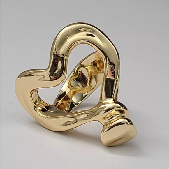 Uno De 50 Ring - NAILED HEART -  Gold  - Various Sizes - Picture 4 of 14